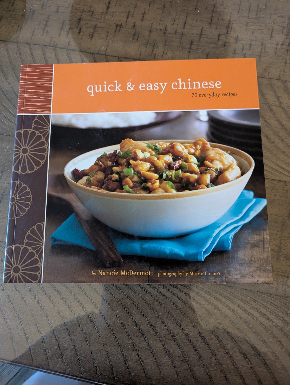 Crate&Barrel Orange and Brown Quick & Easy Chinese Cookbook